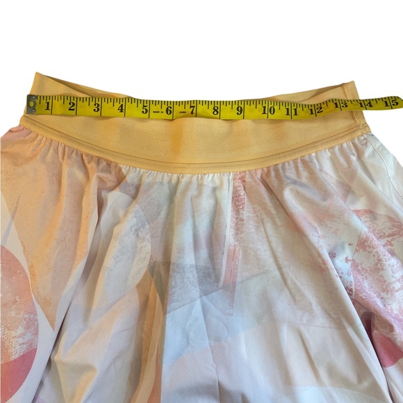 Lululemon court rival skirt, built in short & pockets,Peach, White, Pink,size 8 - Picture 8 of 9